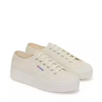 Кроссовки на платформе Superga "2740-PLATFORM", кремовый