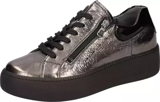 Кроссовки на платформе Waldlufer "H-NICKY", повседневная обувь, полуботинки, обувь на шнуровке комфортной ширины H (= очень широкая), черный