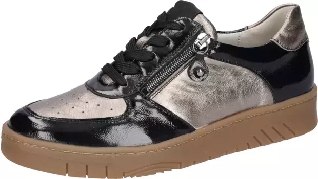 Кроссовки на платформе Waldlufer "H-YUNA", обувь для отдыха, полуботинки, обувь на шнуровке удобной ширины H (= очень широкая), бронзовый