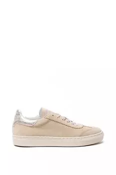 Кроссовки на плоской подошве 'The Santorini' Natural Suede & Metallic Trainer OSPREY LONDON, цвет natural