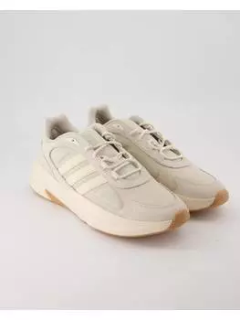 Кроссовки на шнуровке adidas, бежевый