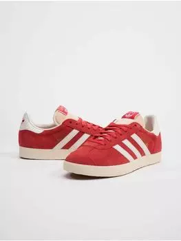 Кроссовки на шнуровке Adidas originals, цвет red/offwhite