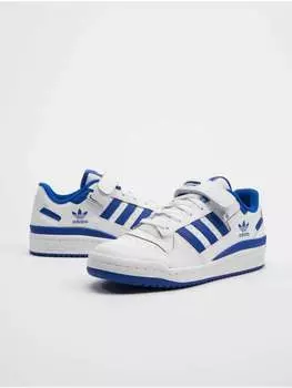 Кроссовки на шнуровке Adidas originals, цвет white/crystal white/royal blue