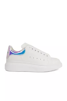 Кроссовки на шнуровке Alexander Mcqueen, цвет White & Shock Pink