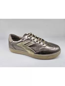 Кроссовки на шнуровке Andrea Conti Sneaker, золотой