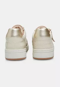Кроссовки на шнуровке Bata, бежевый