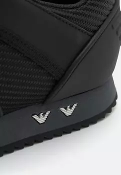 Кроссовки на шнуровке BLACK&WHITE UNISEX EA7 Emporio Armani, черный