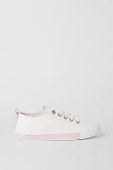 Кроссовки на шнуровке Bonita Diamante с люверсами Oasis, розовый