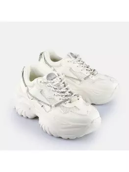 Кроссовки на шнуровке Buffalo, белый