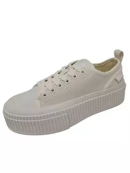 Кроссовки на шнуровке Buffalo, бежевый