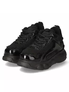 Кроссовки на шнуровке Buffalo Low Sneaker CLD CHAI WARM, черный