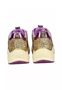 Кроссовки на шнуровке Buffalo, золото