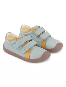 Кроссовки на шнуровке Bundgaard Leder-Sneakers The Walker Strap, светло-синий