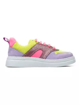 Кроссовки на шнуровке Camper, цвет lila/pink/gelb