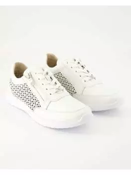 Кроссовки на шнуровке Caprice, белый