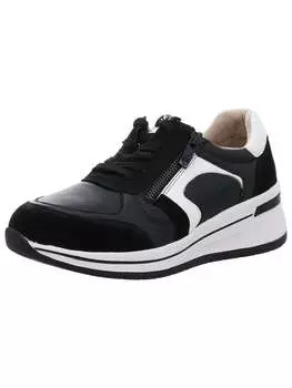 Кроссовки на шнуровке Caprice, черный