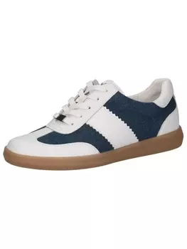 Кроссовки на шнуровке Caprice, цвет white/jeans