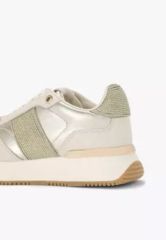 Кроссовки на шнуровке Carvela, золото