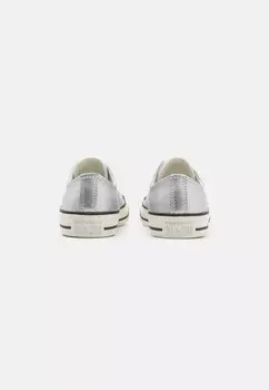 Кроссовки на шнуровке CHUCK TAYLOR ALL STAR Converse, серебристого цвета