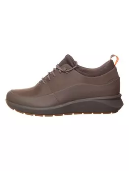 Кроссовки на шнуровке Clarks Leder-Sneakers Un Venture, темно-коричневый