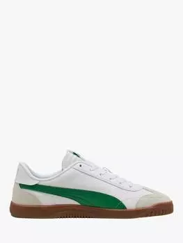 Кроссовки на шнуровке club 5v5 PUMA, цвет White/Green