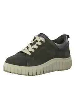 Кроссовки на шнуровке COMFORT Tamaris, зеленый