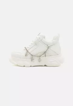 Кроссовки на шнуровке CORIN CHAIN Buffalo, белый