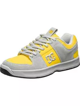 Кроссовки на шнуровке DC Shoes, цвет grey/yellow