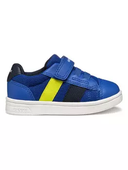 Кроссовки на шнуровке DJRock Geox, цвет blau/gelb