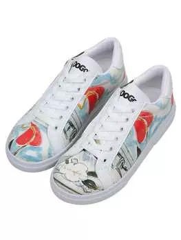 Кроссовки на шнуровке Dogo, белый