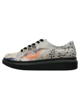 Кроссовки на шнуровке Dogo Myra Sneaker - Birds Chirping, серый