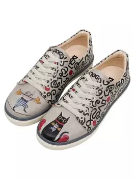 Кроссовки на шнуровке Dogo, натуральный