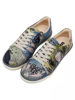 Кроссовки на шнуровке Dogo, разноцветный