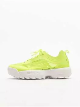 Кроссовки на шнуровке Fila, цвет neo lime