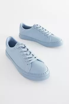 Кроссовки на шнуровке Forever Comfort с отделкой ракушками Next, синий