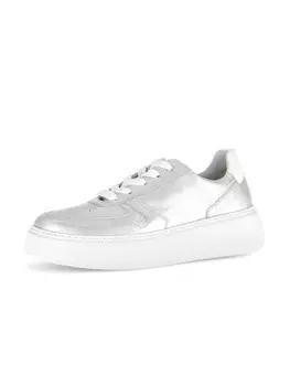 Кроссовки на шнуровке Gabor Comfort, серебряный