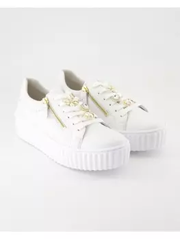 Кроссовки на шнуровке Gabor Sneaker low, белый