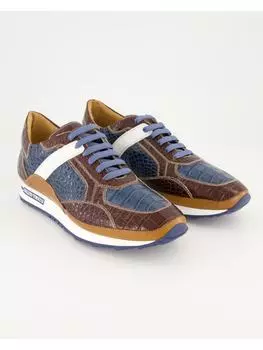 Кроссовки на шнуровке Galizio Torresi, синий