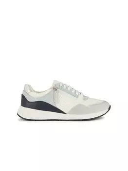 Кроссовки на шнуровке Geox, цвет creme/hellblau/silber