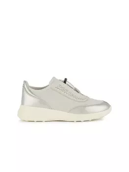 Кроссовки на шнуровке Geox, цвет creme/silber