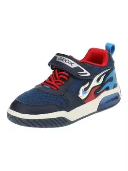 Кроссовки на шнуровке Geox, цвет navy/aqua