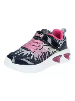 Кроссовки на шнуровке Geox, цвет navy/pink