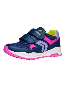 Кроссовки на шнуровке Geox, цвет navy/pink