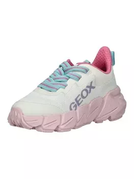 Кроссовки на шнуровке Geox, цвет wei/pink