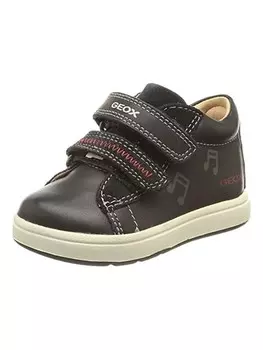 Кроссовки на шнуровке Geox Leder-Sneakers Biglia, коричневый