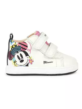 Кроссовки на шнуровке Geox Leder-Sneakers Biglia, белый