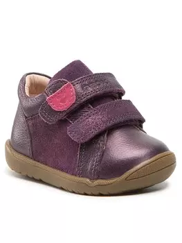 Кроссовки на шнуровке Geox Leder-Sneakers Macchia, цвет Pflaume