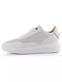 Кроссовки на шнуровке Geox Leder-Sneakers Rubidia, белый