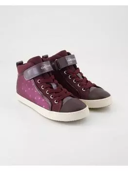 Кроссовки на шнуровке Geox Sneaker, бордо