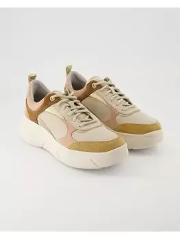 Кроссовки на шнуровке Geox Sneaker low, бежевый